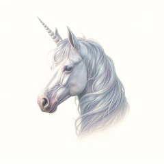 Mehr Informationen zu "Octavius_Valesius_the_head_of_a_white_unicorn_with_a_twisted_wh_8e0c7105-a2cb-4e59-bf81-e7adc28c5449.png"